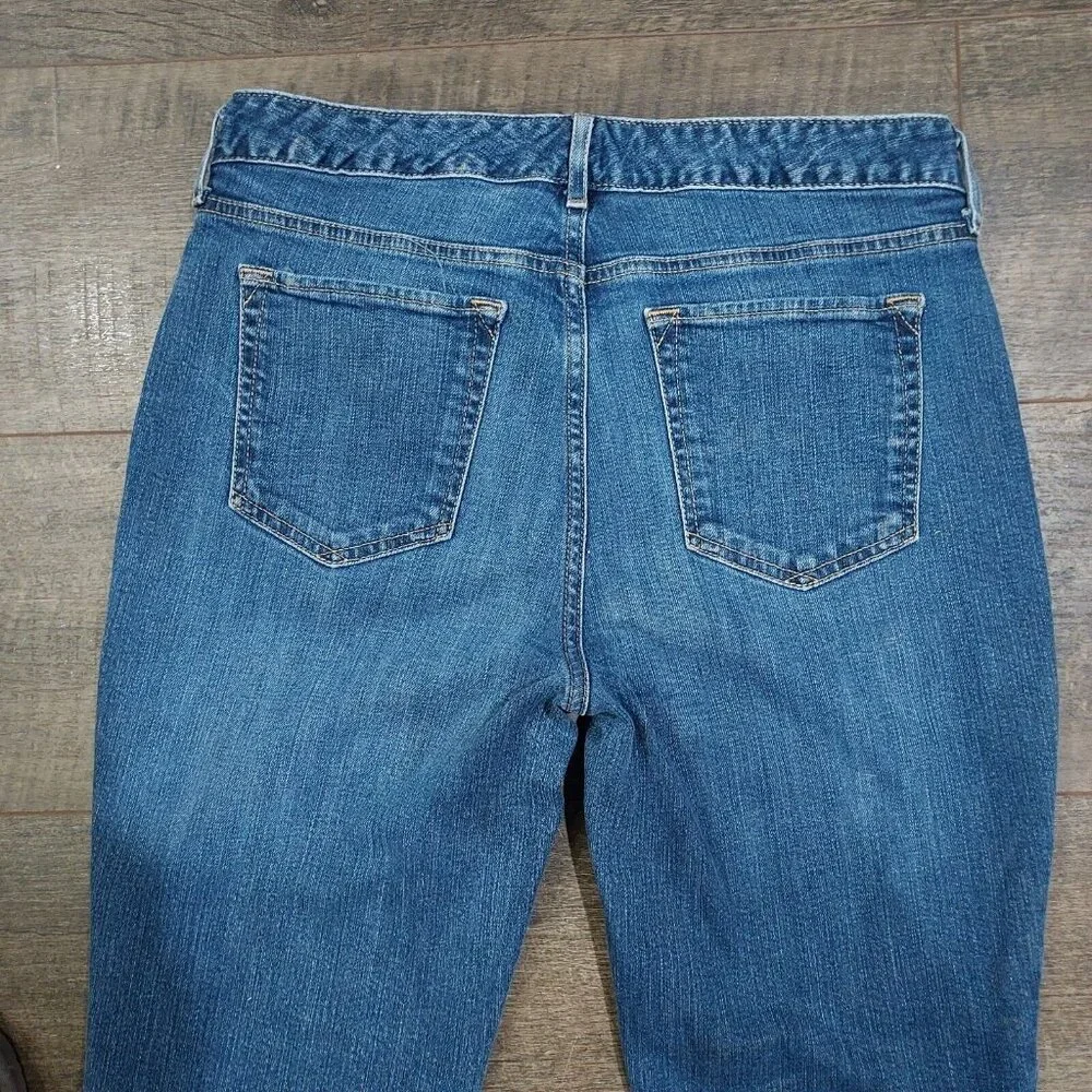 Eddie Bauer Slightly Curvy Bootcut Jeans Blue Size 8 - Picture 11 of 11